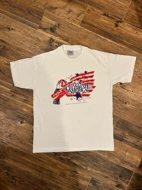 Vintage 1991 Coca-Cola Classic Let's Celebrate America Graphic T-Shirt
